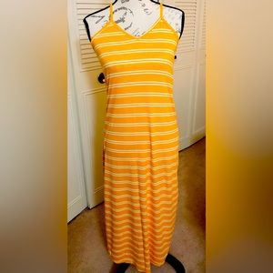 Maxi dress cotton cloth.. new without tag fit to small to medium